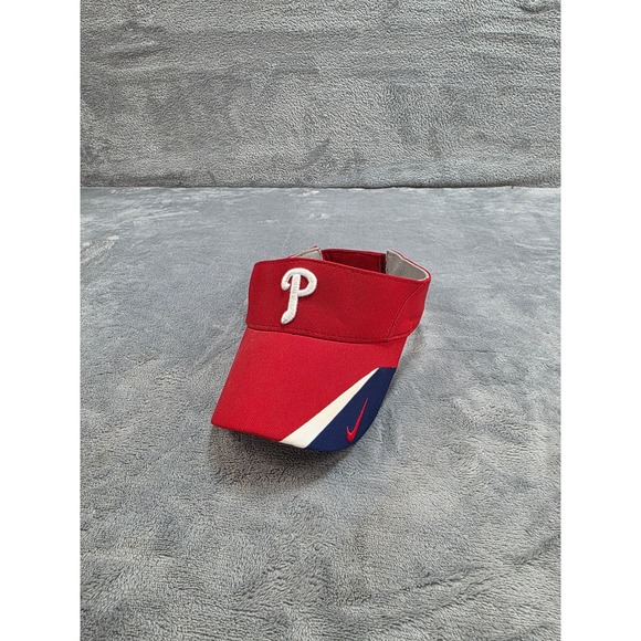 Nike Other - Nike Philadelphia Phillies Visor Red Dri-FIT MLB Baseball Adjustable Adult Size